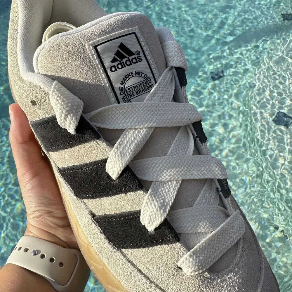 MEN'S Adidas Adimatic Low Sneaker Off White IE2226 - Picture 7 of 10